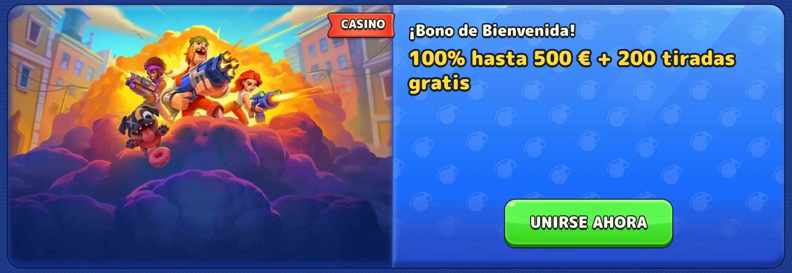 Bono de bienvenida y promociones especiales en Pistolo Casino