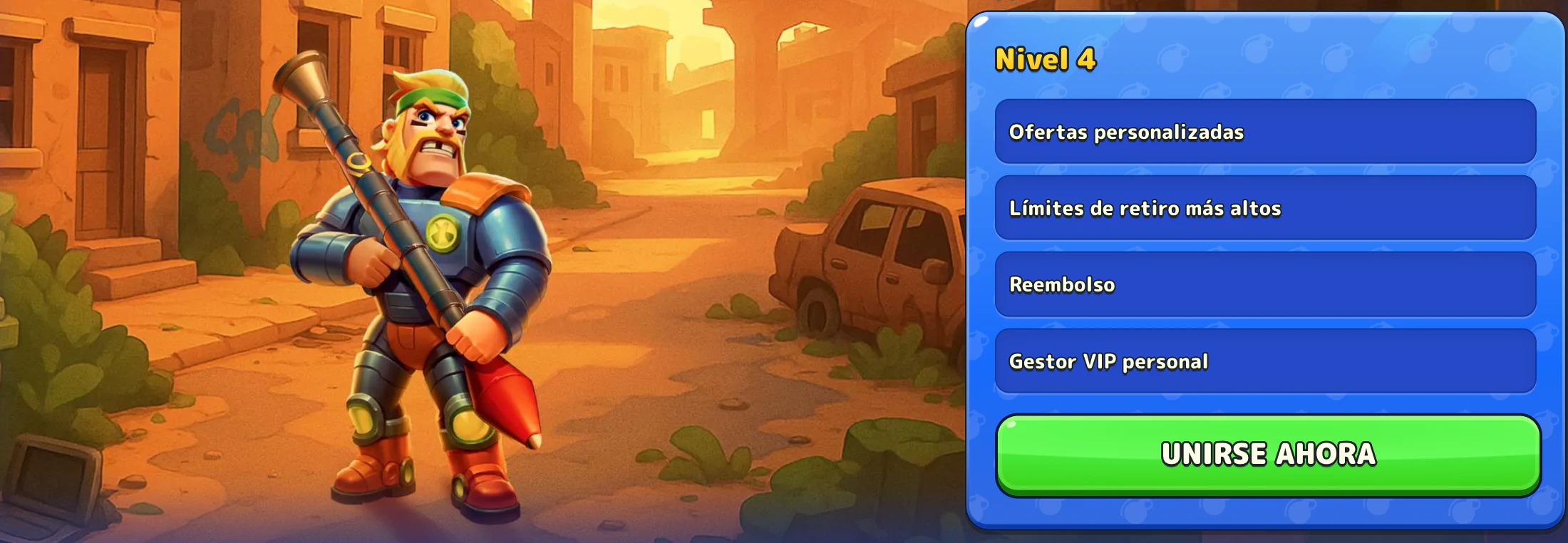 Programa de fidelidad y niveles VIP en Pistolo Casino